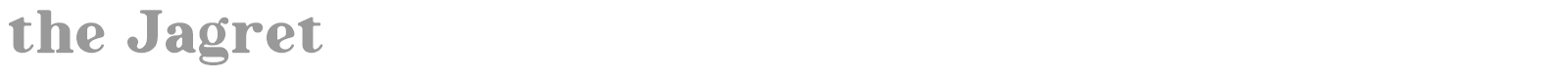 The Jagret font preview
